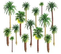 30 Piezas Arboles Maqueta, Árboles Modelismo PequeñAs, Modelo del Paisaje en Miniatura, Palmeras Plastico, Modelo de ÁRbol PláStico, para DIY, Mesa de Arena, Ferrocarril, Arquitectura (5-9cm)