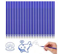 30 Piezas Boligrafo Borrable Recambios Azul, Compatibles con Legami, Punta 0,7mm, Altura 13cm, Bolígrafo Roller borrable, Erasable Pen Refill, Recambio Tinta Borrable, Tinta Termosensible