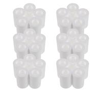 30 Piezas Cartucho Filtro de Algodón PP Blanco | Repuesto Purificador para Lavabo, Elimina Sedimentos y Reduce Cal, Ajuste sin Herramientas, 2,2x1,4 Pulgadas