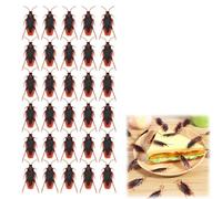 30 Piezas Cucarachas Falsas, Accesorios de Broma para Halloween Inocentes, Cucaracha Juguete Simulación, Broma de Cucarachas, Juguete de Cucaracha Falsa Interesante, Inocentes y Bromas de Halloween