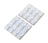 30 Piezas Cuentas de Lámpara SMD de 3V 6V para reemplazo de tira de retroiluminación LED Barras de reparación de TV LED con filtro de lente óptica 43UJ634V 43UH603V 43UH610V 43LF510V 32LD5000H