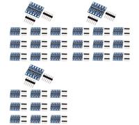 30 Piezas de 4 Canales IIC I2C Convertidor de Nivel Lógico Módulo Bidireccional 3,3 V una 5 V Palanca de Cambios para (Paquete de 10)