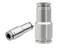 30 piezas de acero inoxidable 304 de diámetro variable y junta recta de poliuretano PG6-4 8-4 8-6 10-6 10-8 12-8 12-10 mm, 30 unidades (PG6-4 30 unidades)