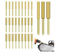 30 Piezas de Afilador de Cadenas para Motosierras Diamantes, Afilador de Cadenas para Motosierra, 4mm 4,8mm 5,5mm, para Afilar Motosierras y Pulir Jade