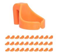 30 piezas de anillo cortador de hilo de coser, cortador de hilo, anillo de dedo, dedal de plástico maleable, corte de costura también para cortar hilo de pesca