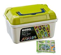 30 piezas de coches de tracción trasera, juego a granel de coches de metal con estacionamiento de mapas y cubo de almacenamiento, varios juguetes resistentes a granel para niños pequeños y niñas de