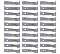 30 piezas de gancho de canalón, clip rápido, soporte de ocultación de 5 pulgadas, estilo K, broca de aluminio resistente
