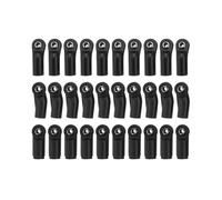 30 Piezas de PláStico M4 Extremos de Varilla Eslabones Cabeza ArticulacióN de Varillaje para 1/10 RC Coche de Orugas Axial SCX10 II 90046 Accesorios
