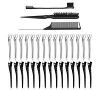 30 Piezas De Vellón De La Raíz Del Cabello Y 3 Piezas De Peinado, Clips De Cabello, Accesorios Para Peluquería, Sesets De Peluquería, Clips De Cabello, Juegos De Peluquería.