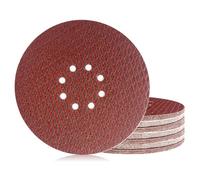 30 Piezas Discos de Lijado de 225 mm, Grano P40, 8 Agujeros de Lijadora de Gancho y Bucle, Para Lijadora de Paneles de Yeso, Lijadora de Cuello Largo