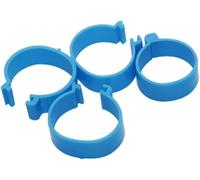 30 piezas ID 25mm anillo de pie de aves de corral tipo de hebilla anillos de Clip pollo pato ganso pavo equipo de cría de aves de corral, Azul