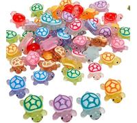 30 Piezas Mini Tortugas Luminosas de Resina, Decoración para Jardín, Macetas, Terrarios & Interiores - Figuras Miniaturas Glow in the Dark - para DIY, Manualidades y Regalos