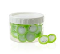 30 piezas PES Membrana Filtro de Jeringas 25 mm de Diámetro, 0.22 μm Tamaño de Poro, HPLC y GC Filtro de Aguja, de Alto Rendimiento de Filtración de Laboratorio