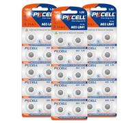 30 Piezas Pilas LR41 AG3 1,5V - Baterías Botón Alcalinas para Termómetro Digital, Reloj, Calculadora - Compatible con SR41, 392, G3, 384, PKCELL