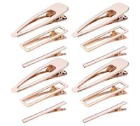 30 Piezas Pinza Metálica Cabello Dorada, Resistente | Superficie Lisa y Anticorrosión, Uso Profesional, Maquillaje y Secado, Cómoda para Mujeres y Artistas