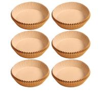 30 Piezas Revestimientos Redondos de Papel, Antiadherentes | Papel Resistente al Calor Aceite, Compatibilidad Multicocina, para Panadería y Preparación de Comidas