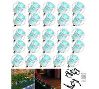 30 piezas RGB LED punto integrado LED luz incorporada en el suelo ip67 impermeable 0.5W Ø30mm luz incorporada LED terraza cocina jardín Luz LED