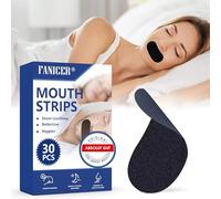 30 Piezas Sleep Strips Mouth Taped, anti ronquidos, Cinta adhesiva para la boca para dormir, desarrolla el hábito de la respiración nasal, Mejore la Calidad del Sueño