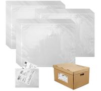 30 Piezas Sobres Portadocumentos Adhesivos, A5 Transparente Packing List, Bolsa Adhesiva Portadocumentos, Sobre Contiene Documentación, Bolsas Para Albaranes, para Albaranes de Entrega, Facturas