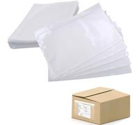 30 Piezas Sobres Portadocumentos Adhesivos,Bolsas para Albaranes Transparentes,Bolsa Adhesiva Portadocumentos,Sobres Para Albaranes, Facturas,Para el documento A5,19x24 cm