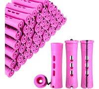 30 Piezas Tamaño Mediano Tamaño Rulos Pelo,0.75 Pulgadas Rulos para el Pelo,Heatless Hair Curlers Kit,Rolos Cabello Kits para Mujeres para Natural Hair Long Short Hair Styling Tool Rizadores de Pelo