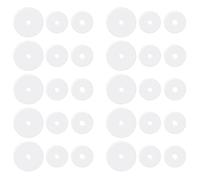 30 piezas Tamaño Mixto silicona transparente para aretes, pendientes de silicona transparente Disco para Piercing Estabilizar Pendientes incluye 3 tamaños