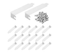 30 Piezas Tapa Plateada Ventilada de Metal Protección emi para PC | Acabado Resistente a Arañazos y Corrosión, Compatible Cajas Atx, Incluye Tornillos para Ranura Pci