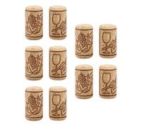30 Piezas Tapón de Vino de Corcho para Botella, Sellado