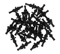 30 Piezas Tornillos Negros de Silicona Anti Vibración | Montaje Seguro para Cajas y Orificios, Amortiguación de Vibraciones, Uso en PC y Técnicos de It