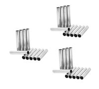 30 Piezas Tubo De Máquina Tubo De Vástago Tubo De Agarre De La Reemplazo De Tubo De Tubo De Acero Inoxidable HAPINARY