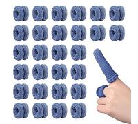 30 Piezas Venda Tubular Elastica, Venda Tubular Dedos, Vendajes Tubulares para Dedos, Vendajes Tubulares Tubular Para Dedos, Compañeros Cunas para Dedos Vendas Blancas Azules (Azul)