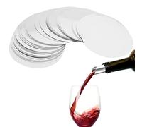 30 Piezas Vertedor Vino Antigoteo para Disco de Vertedor de Vino, Láminas Antigoteo Vino Discos Vertedor Vino Antigoteo para Reutilizable, para Botellas de Vino, Restaurantes