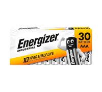 30 Pilas AAA Industriales Energizer LR03 Micro 1,5 V Alcalinas Profesional | Larga duración para Instrumentos de Medición, Linternas y Dispositivos Electrónicos 3 Paquetes de 10 pilas