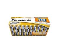 30 Pilas AAA Panasonic, Micro LR03, alcalinas, 1,5 V, protección contra Fugas, 7 años de Almacenamiento, Mejor para mandos a Distancia, básculas, Relojes, energía Duradera y fiable