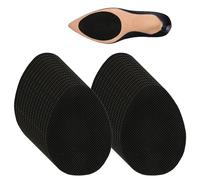30 protectores de suela antideslizantes, protectores de suela antideslizante de goma negra, autoadhesivos, parte inferior antideslizante, almohadillas para zapatos de tacón alto, color negro
