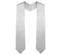30 Pulgadas Unisex Adult Graduation Stole,Stoles For Graduation,Student Graduation Stole,Satin Sash Graduation Stole,Graduación Estola De De Satén,Estola De Graduación,Adults Graduation Stoles,Plata