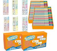 30 Read and Rhyme Flip Books, ABC Vocabulary Flash Cards, Word Family Build Book, Word Families Flash Card, for Reading (2pcs)