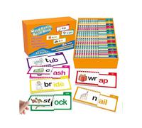 30 Read and Rhyme Flip Books, Word Families Flash Cards, ABC Vocabulary Flash Cards, Educational Reading Games