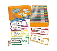 30 Read and Rhyme Flip Books, Word Families Flash Cards, ABC Vocabulary Flash Cards, Educational Reading Games