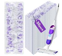 30 repuestos desechables para mopa eléctrica Swiffer Power Mop multisuperficie, almohadillas de mopa eléctrica para mopa de madera Swiffer PowerMop, compatibles con mopa eléctrica, almohadillas de