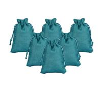 30 sacos de yute de 15 x 20 cm, con cordón, para rellenar, bolsas de tela, calendario de Adviento, bolsa de regalo, bolsa de yute, multicolor, para bodas y fiestas