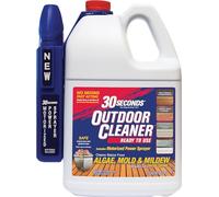 30 Seconds Mold and Mildew Stain Remover | 1.3 Gallon | Ready to Use | Battery Powered Spray Wand