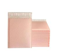 30 sobres acolchados de burbujas de polietileno de color rosa, bolsas de polietileno con forro de burbujas a granel para embalaje de envío, autosellado-18 * 23cm