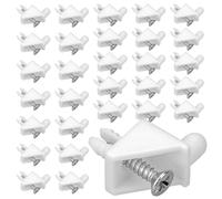 30 soportes de suelo de 5 mm color blanco #101558 apto como pieza de repuesto para soportes de estante IKEA PAX, KOMPLEMENT Soporte de suelo blanco para la reparación de armarios