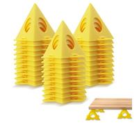 30 soportes para pirámides, soporte para pirámides, soporte de cono amarillo, soporte de color para lienzos, almohadilla de pintura, mini cono, soporte de color para una aplicación de color para