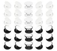 30 soportes plegables para teléfono, soporte adhesivo para teléfonos celulares en blanco, soporte expandible con adhesivo de dos caras para teléfonos inteligentes y tabletas (mezcla)
