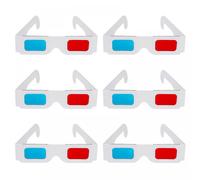 30 stuks 3D-brillen Films Papier 3D-brillen 3D-brillen 3D-kijkbrillen Anaglyph 3D-brillen