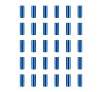 30 tapas de tubo de alambre para bicicleta, punta de cable de aleación de aluminio, para bicicletas de carretera, montaña, cables de freno de bicicleta, puntas de extremo de crimpado, parte de