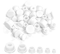 30 Tapones de Silicona para Sal y Pimienta, 6 tamaños, Flexibles y Reutilizables, para un Sellado Seguro en Diversos recipientes (8/9,5/11,5/12,5/13,5/15 mm).