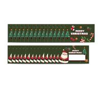 30 tarjetas para rascar y rascar para fiestas de Navidad, boletos de regalo para cumpleaños, boda, celebración, creativas, reciclables